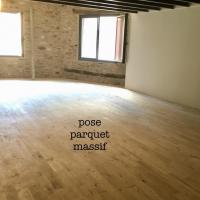 pose parquet massif